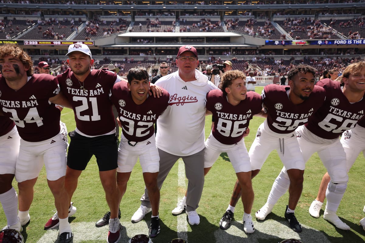 Elko's First Win: Texas A&M Rolls Past McNeese State in Commanding Victory